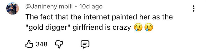 Tweet highlighting public reaction to disturbing new details after adult star breaks silence on split from YouTube prankster.