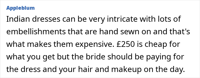 Woman upset after bride-to-be asks her to pay for her own bridesmaid&rsquo;s dress and related expenses.
