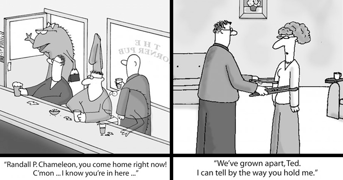 30 Hilariously Absurd Comics By Veteran Cartoonist | Bored Panda