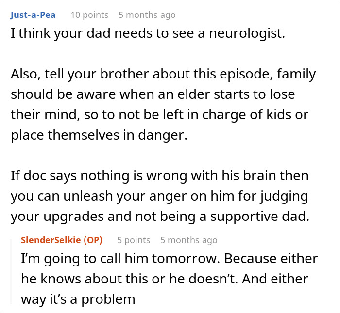 Forum conversation about a dad upset about daughter&rsquo;s home causing worry and concerns over his mental health.
