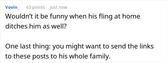 Screenshot of an online comment discussing a man announcing breakup to everyone except his girlfriend of seven years.