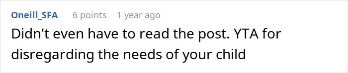 Screenshot of an online comment discussing a single mom expecting support after spending thousands on plastic surgery.