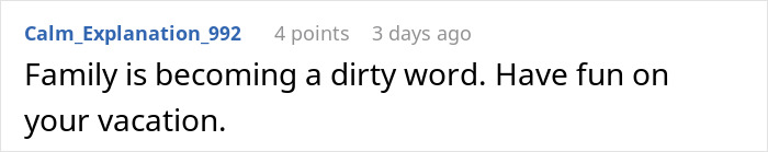 Comment on family drama involving selfish SIL trying to ruin couple&rsquo;s honeymoon with surprise wedding, expressing sarcasm.