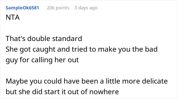 Screenshot of an online comment discussing a guy asking coworker why she wears makeup, sparking debate online.