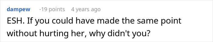 Screenshot of an online comment discussing a husband calling his wife a bully, triggering her past experiences.