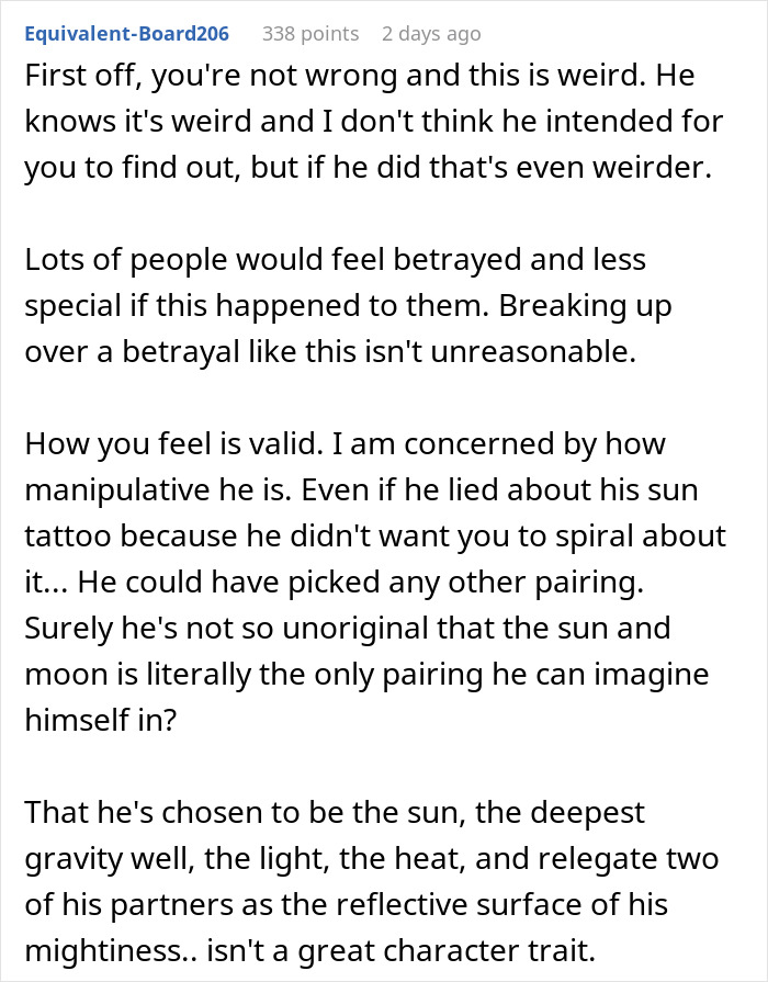 Woman couple showing a matching tattoo with boyfriend ex, expressing emotions of betrayal and relationship pain.