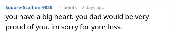 Comment on a grief support forum expressing sympathy for a daughter determined to drive stepmonster to financial ruin.