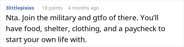Screenshot of a forum comment discussing caring for a disabled son and family challenges in a casual online setting. Screenshot of a forum comment discussing caring for a disabled son and family challenges in a casual online setting.
