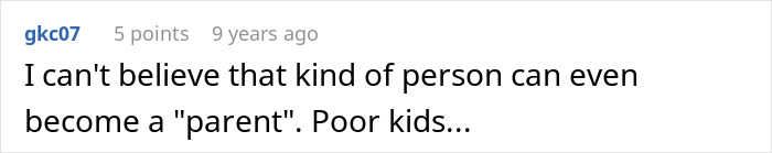 Screenshot of an online comment reacting to a story where an employee overhears dad whisper hurry up grab what you want.