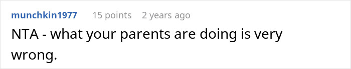 Screenshot of an online comment discussing a woman setting a boundary about disabled brother&rsquo;s care after a drop-off incident.