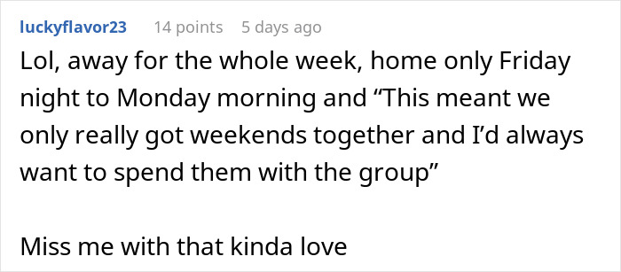 Reddit comment about a guy discovering his ex-wife cheated with his best man and fearing for his current relationship.