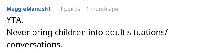 Screenshot of a social media comment discussing a woman using car accident settlement money to buy a new car.