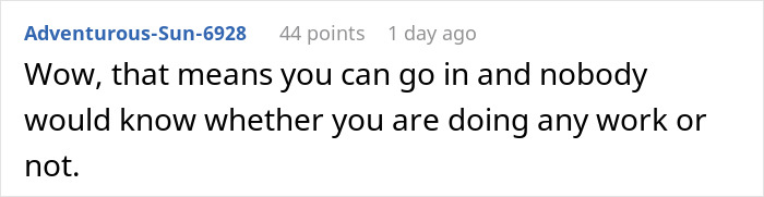 Screenshot of a Reddit comment discussing working unnoticed while cleaning a deceased coworker&rsquo;s office frozen in grime.