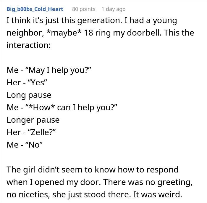 Text message conversation describing a confused interaction, illustrating waiter assumed 40 change was tip misunderstanding. Text message conversation describing a confused interaction, illustrating waiter assumed 40 change was tip misunderstanding.