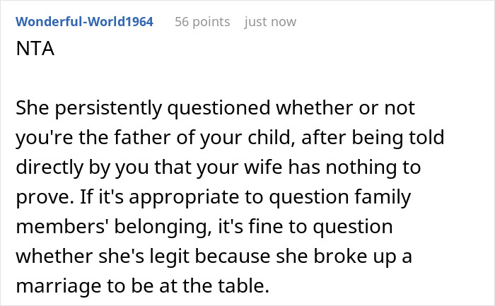 Bro's ex-mistress accuses man's wife of cheating, he fires back, family sides with her in a heated family dispute.