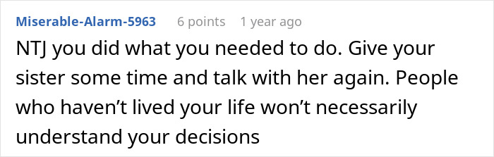 Screenshot of an online comment discussing a teen torn about continuing to see biological mom, feeling treated like a second-rate child. Screenshot of an online comment discussing a teen torn about continuing to see biological mom, feeling treated like a second-rate child.