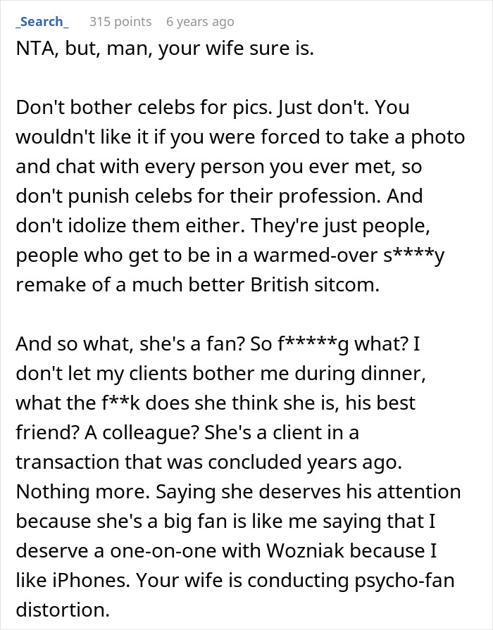 Wife takes free pass with John Krasinski, husband upset she wouldn&rsquo;t let him take a photo with the actor.