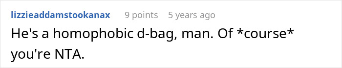 Screenshot of a Reddit comment criticizing a man for being uncomfortable with Halloween costumes, highlighting fragile masculinity.