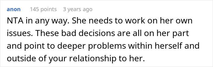 Screenshot of an online comment discussing a woman keeping ex&rsquo;s baby and assuming male best friend will be the father figure.