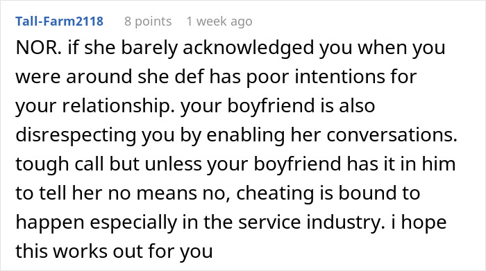 Comment discussing relationship boundaries and concerns about a man’s work wife sending hearts and selfies. Comment discussing relationship boundaries and concerns about a man’s work wife sending hearts and selfies.