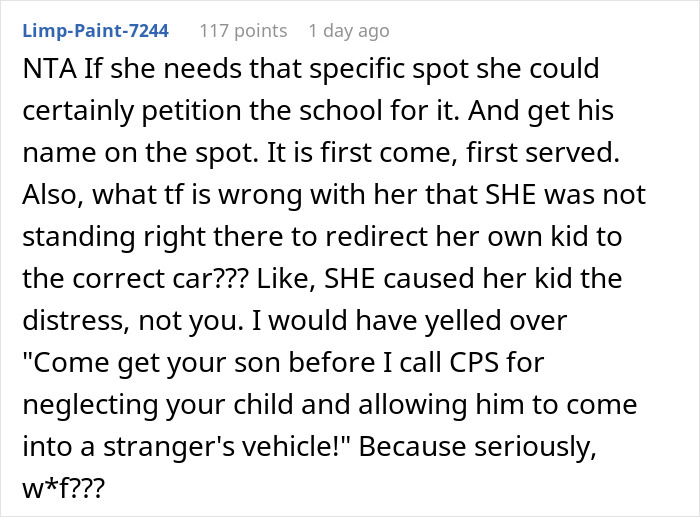 Screenshot of a Reddit comment discussing a mom standing her ground over autistic student&rsquo;s needs at school.