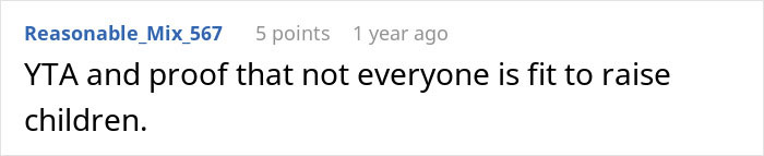 Comment on a forum about a single mom expecting support after spending thousands on plastic surgery, facing harsh reality instead.