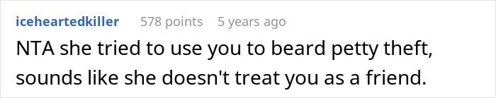 Comment on social platform discussing a disabled teen&rsquo;s behavior and her best friend deciding to abandon her after mistreatment.