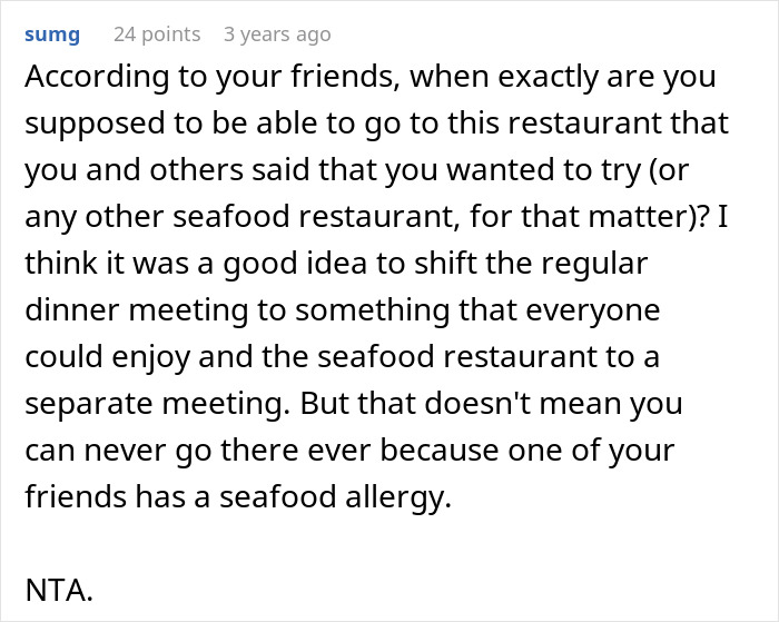 Alt text: Woman discusses inviting some members of friend group for dinner and the challenges she faces with group dynamics