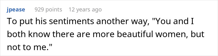 Man admitting to his wife she is ugly while discussing feelings about being an ugly woman in a relationship.