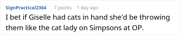 Comment on social media discussing an on-site landlord acting awful and rent being doubled in a heated conversation.