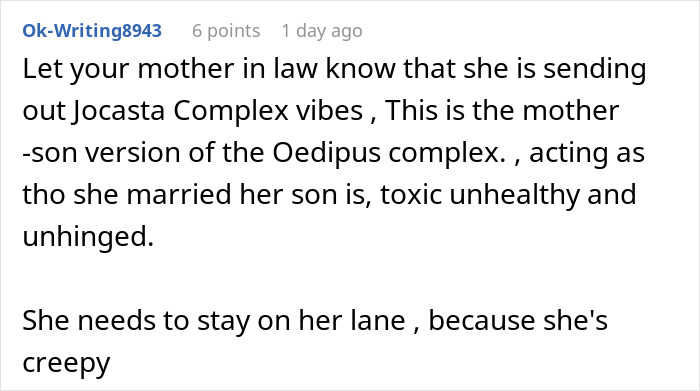 Mother-in-law tries to be the center of attention at a wedding and gets forced to change her outfit by family members.