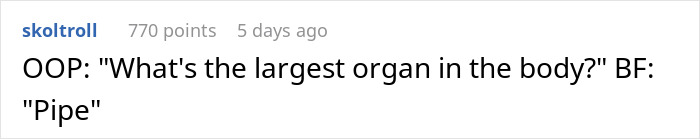 Text conversation showing a woman suspecting her boyfriend is lying about attending medical school, causing tension.