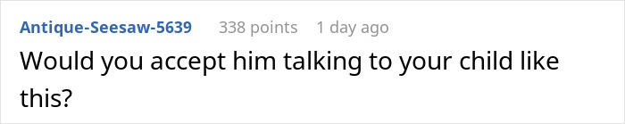 Screenshot of a Reddit comment questioning if someone would accept a man accusing his pregnant girlfriend of playing the victim.