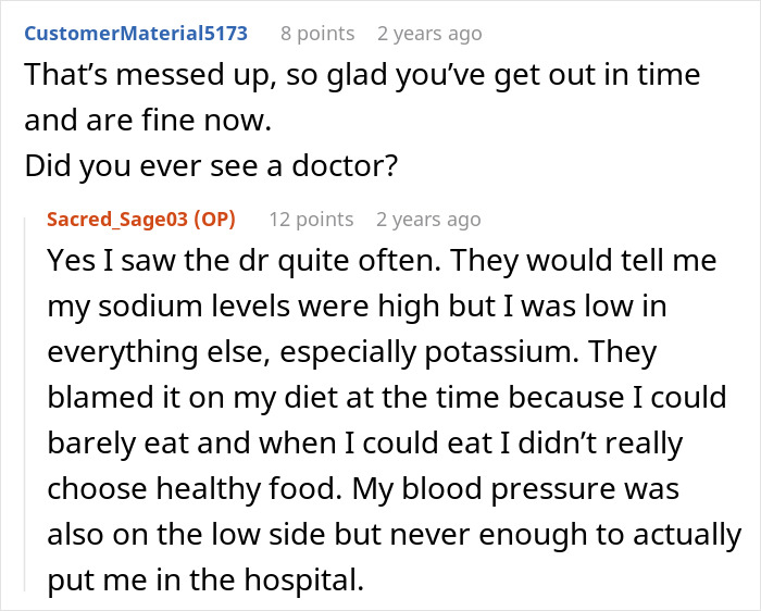 Forum conversation discussing a woman&rsquo;s illness possibly linked to poisoning by her ex after mysterious symptoms.