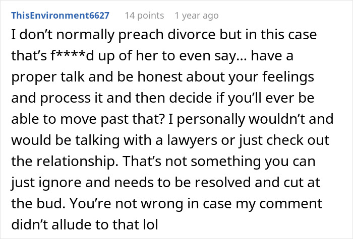 Comment about woman so mad at husband missing hospital calls after argument, discussing relationship and resolution advice.