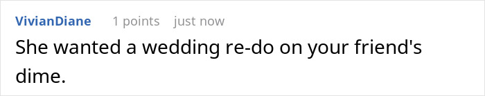 Guest wearing own wedding dress, standing in a stylish pose at a modern wedding reception venue.