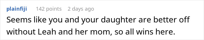 Text comment on social media about 12-year-old ruining friend&rsquo;s birthday, causing drama between moms.