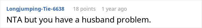 Screenshot of an online comment discussing family issues related to a mom refusing to attend family dinners after being ignored. Screenshot of an online comment discussing family issues related to a mom refusing to attend family dinners after being ignored.