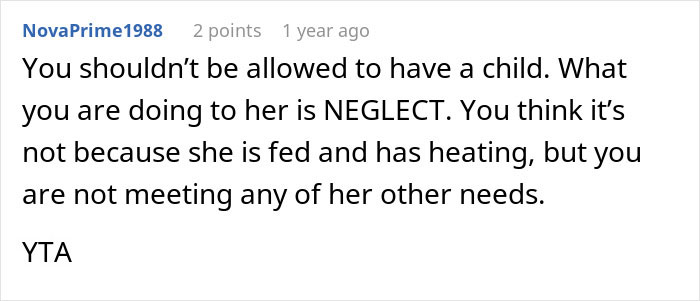 Reddit comment harshly criticizes single mom, accusing her of neglect after spending thousands on plastic surgery.