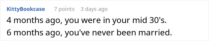 Screenshot of a social media comment discussing a couple's honeymoon despite a selfish SIL&rsquo;s surprise wedding attempt.