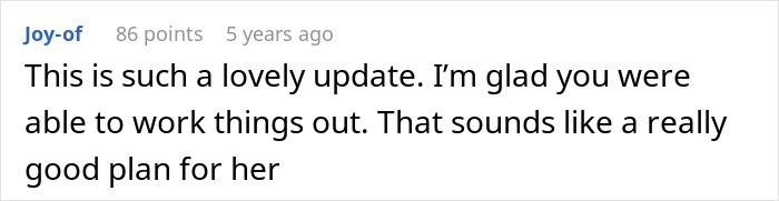 Screenshot of a comment discussing a relationship update related to depression and motivation challenges. Screenshot of a comment discussing a relationship update related to depression and motivation challenges.