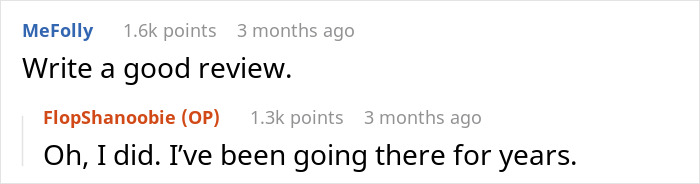 Screenshot of a social media comment section discussing a dad stealing a spicy chicken sandwich, leading to chaos when the child vomits.