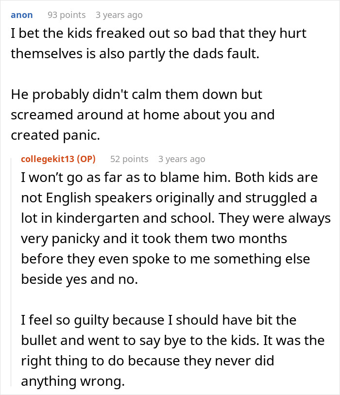 Discussion about rude rich folks firing babysitter with false accusations and blaming her after missing a business trip.