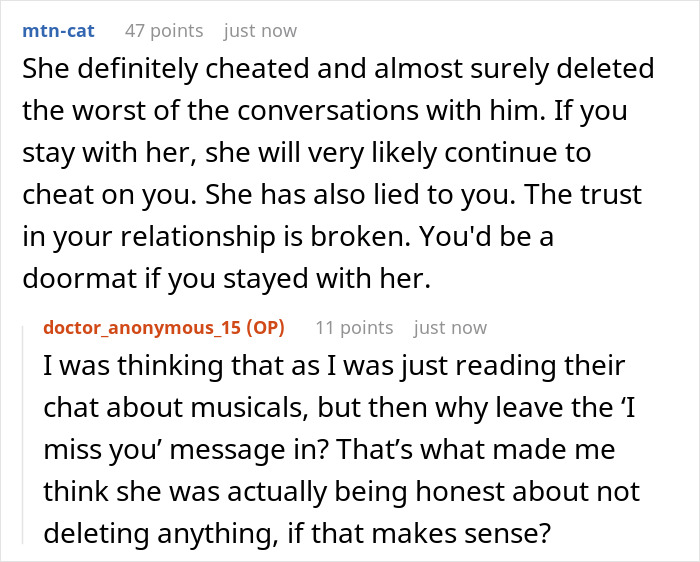 Online discussion about a guy discovering his ex-wife&rsquo;s cheating with his best man and fearing threats to his new relationship.