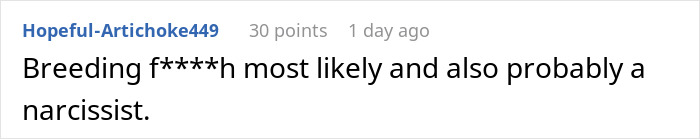 Screenshot of a comment calling out a brother for having four kids with four different women, criticizing his behavior.