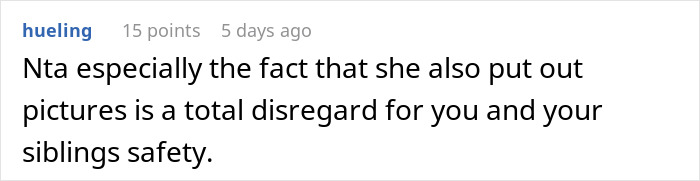 Comment on a forum discussing a teen&rsquo;s frustration with stepmom&rsquo;s hypocrisy after being publicly called out for lies online.