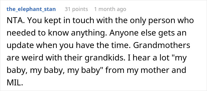 Comment discussing a mother accusing daughter of kidnapping after no updates during child&rsquo;s medical procedure.
