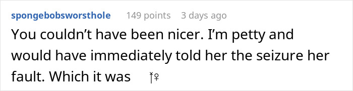 Commenter discussing a confrontation involving service dog fraud and a shopper being attacked over it.