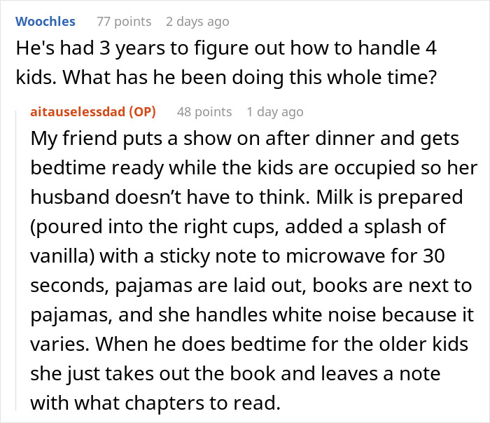 Clueless husband stands watching while wife passes out with high fever, showing lack of awareness and concern.