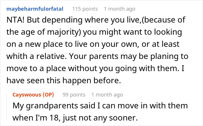 Reddit discussion about toxic parents favoring golden child son and conflict with younger son over househelp.